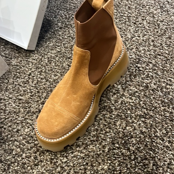 Jimmy Choo Clayton flat Chelsea boot with rhinestones - Picture 3 of 6